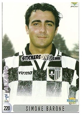 Sticker S. Barone / M. Monetta - Calcio 1999-2000 - Mundicromo