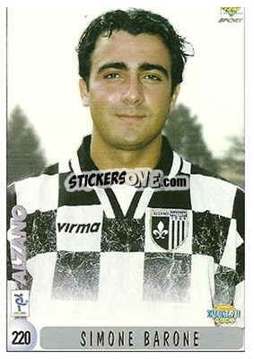 Sticker S. Barone / M. Monetta - Calcio 1999-2000 n. 220 - Mundicromo