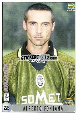 Sticker A. Fontana / F. Gallo - Calcio 1999-2000 - Mundicromo