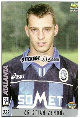 Sticker M. Carrera / C. Zenoni - Calcio 1999-2000 - Mundicromo