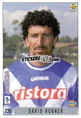 Sticker G. Bodart / D. Hubner - Calcio 1999-2000 n. 235 - Mundicromo
