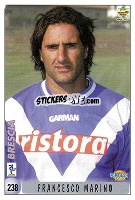 Figurina T. Banin / F. Marino - Calcio 1999-2000 - Mundicromo