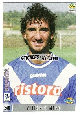 Sticker R. Cerbone / V. Mero - Calcio 1999-2000 n. 240 - Mundicromo