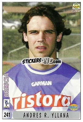 Sticker A. Filippini / A. R. Yllana - Calcio 1999-2000 n. 241 - Mundicromo