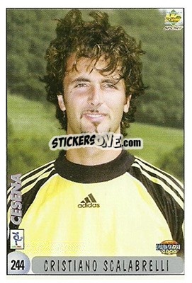 Sticker Scalabrelli / A. Mantelli - Calcio 1999-2000 n. 244 - Mundicromo