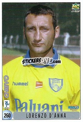 Sticker L. D'anna / A. Zanchetta - Calcio 1999-2000 n. 260 - Mundicromo