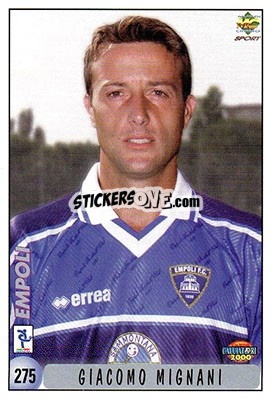 Cromo M. Belleri / G. Mignani - Calcio 1999-2000 - Mundicromo