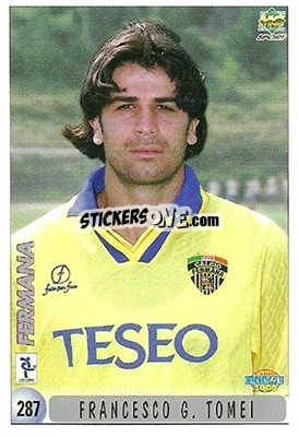 Sticker M. Fanesi / F. G. Tomei - Calcio 1999-2000 n. 287 - Mundicromo
