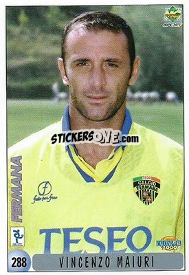 Sticker V. Maiuri / Checklist - Calcio 1999-2000 - Mundicromo