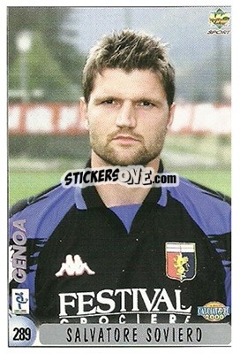 Sticker S. Soviero / D. Moscardi - Calcio 1999-2000 n. 289 - Mundicromo