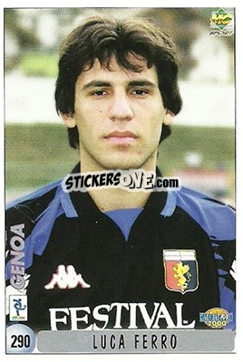 Sticker Luca Ferro - Calcio 1999-2000 n. 290 - Mundicromo