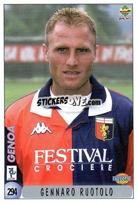 Sticker I. Francioso / G. Ruotolo - Calcio 1999-2000 - Mundicromo