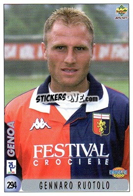 Cromo I. Francioso / G. Ruotolo - Calcio 1999-2000 - Mundicromo