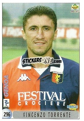 Sticker V. Torrente / M. Tangorra - Calcio 1999-2000 n. 296 - Mundicromo