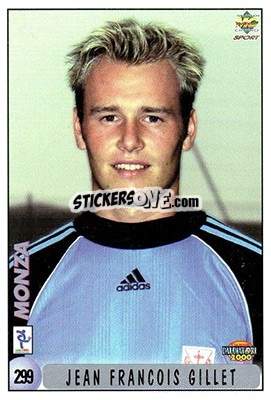 Sticker Jean Gillet / F. Florio - Calcio 1999-2000 n. 299 - Mundicromo