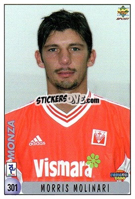 Sticker S. Beloufa / M. Molinari - Calcio 1999-2000 - Mundicromo