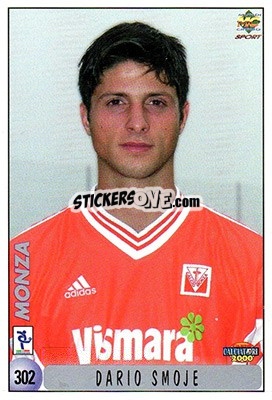 Sticker W. Bonacina / N. Smoje - Calcio 1999-2000 n. 302 - Mundicromo