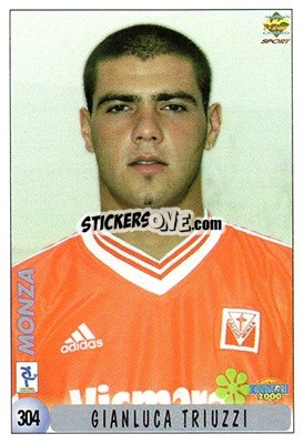 Sticker G. Castorina / G. Triuzzi - Calcio 1999-2000 n. 304 - Mundicromo
