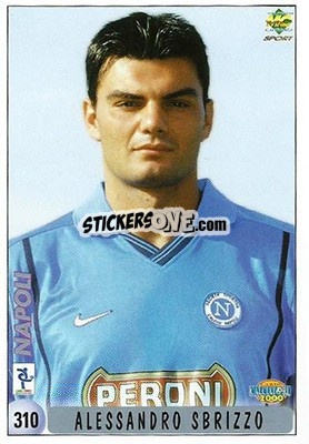 Sticker S. Miceli / A. Sbrizzo - Calcio 1999-2000 - Mundicromo