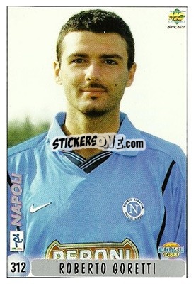 Sticker R. Goretti / S. Schwoch - Calcio 1999-2000 n. 312 - Mundicromo