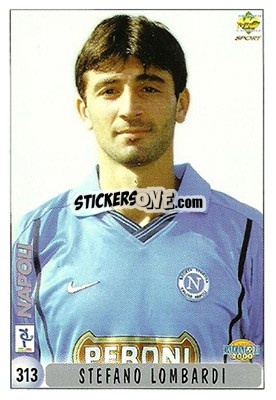 Sticker S. Lombardi / R. Stellone - Calcio 1999-2000 n. 313 - Mundicromo