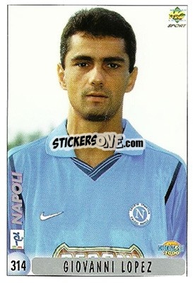 Sticker G. Lopez / F. Turrini - Calcio 1999-2000 - Mundicromo