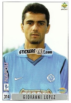 Sticker G. Lopez / F. Turrini - Calcio 1999-2000 n. 314 - Mundicromo