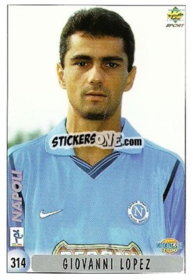 Cromo G. Lopez / F. Turrini - Calcio 1999-2000 - Mundicromo