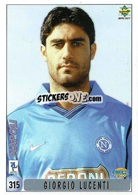 Sticker G. Lucenti / Checklist - Calcio 1999-2000 n. 315 - Mundicromo