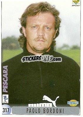 Sticker P. Bordoni / E. Chionna - Calcio 1999-2000 - Mundicromo