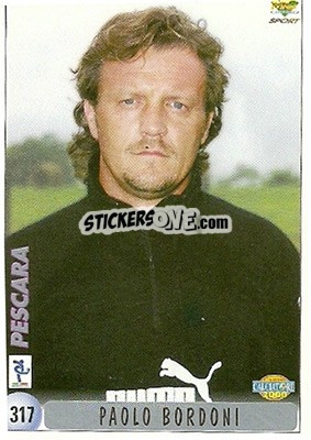 Sticker P. Bordoni / E. Chionna - Calcio 1999-2000 n. 317 - Mundicromo
