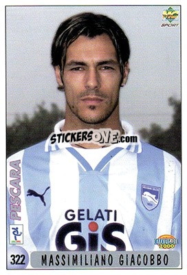 Figurina M. Giacobbo / N. Zanini - Calcio 1999-2000 - Mundicromo