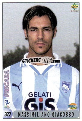 Sticker M. Giacobbo / N. Zanini - Calcio 1999-2000 n. 322 - Mundicromo