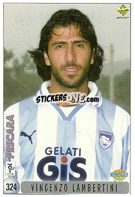 Sticker V. Lambertini / Checklist - Calcio 1999-2000 n. 324 - Mundicromo