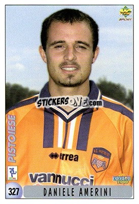 Cromo D. Amerini / F. Fioretti - Calcio 1999-2000 - Mundicromo