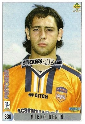 Sticker M. Benin / S. Scugugia - Calcio 1999-2000 n. 330 - Mundicromo