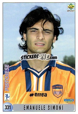 Sticker D. Bianchini / E. Simoni - Calcio 1999-2000 - Mundicromo