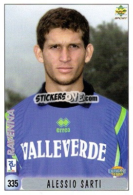 Sticker A. Sarti / A. Lamonica - Calcio 1999-2000 n. 335 - Mundicromo