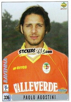 Sticker P. Agostini / R. Murgita - Calcio 1999-2000 n. 336 - Mundicromo