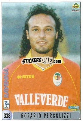 Sticker A. Bergamo / R. Pergolizzi - Calcio 1999-2000 n. 338 - Mundicromo