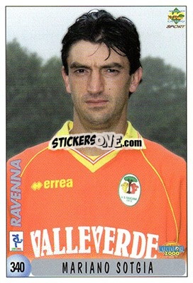 Sticker F. Cristante / M. Sotgia - Calcio 1999-2000 - Mundicromo