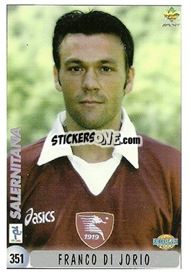 Sticker F. Di Jorio / Checklist - Calcio 1999-2000 n. 351 - Mundicromo