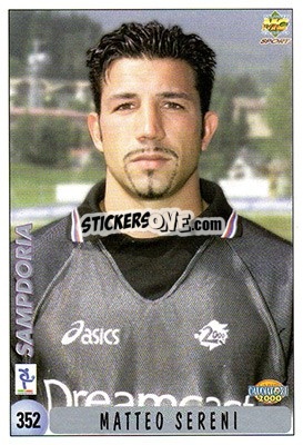 Sticker M. Sereni / M. Hugo - Calcio 1999-2000 n. 352 - Mundicromo