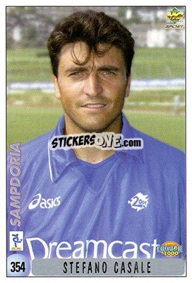 Sticker S. Casale / E. Pesaresi - Calcio 1999-2000 n. 354 - Mundicromo