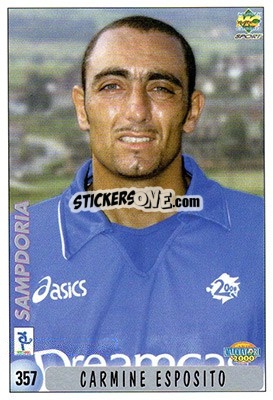 Sticker C. Esposito / V. Tosto - Calcio 1999-2000 n. 357 - Mundicromo
