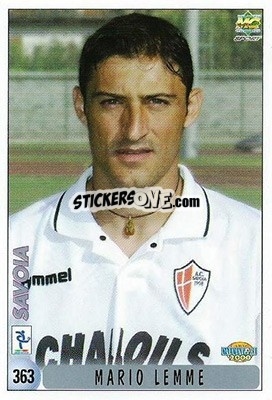 Sticker S. Ambrosino / M. Lemme - Calcio 1999-2000 n. 363 - Mundicromo