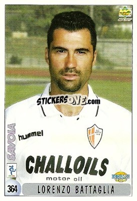 Sticker L. Battaglia / G. Migliaccio - Calcio 1999-2000 n. 364 - Mundicromo