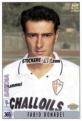 Sticker F. Bonadei / A. Monza - Calcio 1999-2000 - Mundicromo