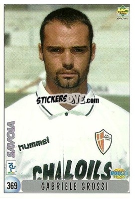 Sticker G. Grossi / Checklist - Calcio 1999-2000 n. 369 - Mundicromo