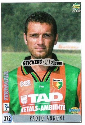 Sticker P. Annoni / G. Grava - Calcio 1999-2000 - Mundicromo